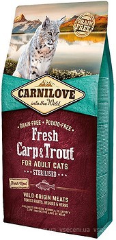 Фото Carnilove Fresh Carp&Trout Sterilised 6 кг