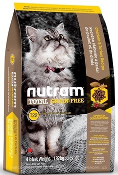 Фото Nutram Total Grain-Free T22 Turkey & Chiken 6.8 кг