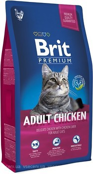 Фото Brit Premium Cat Adult Chicken 8 кг