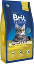 Фото Brit Premium Cat Adult Salmon 8 кг