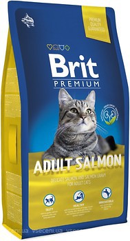Фото Brit Premium Cat Adult Salmon 8 кг
