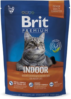 Фото Brit Premium Cat Indoor 800 г