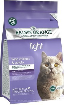 Фото Arden Grange Adult Cat Light Fresh Chicken and Potato 8 кг