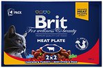 Фото Brit Premium Cat Pouch Meat Plate Gravy 400 г