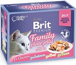 Фото Brit Premium Cat Pouch Family Plate Jelly 1.02 кг