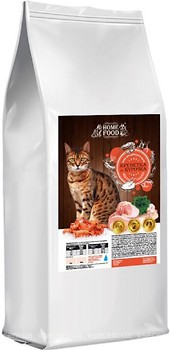 Фото Home Food Сухой корм для взрослых кошек Курица и креветка 10 кг