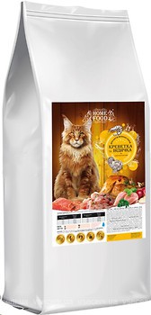 Фото Home Food Сухой корм для взрослых кошек Индейка и креветка 10 кг