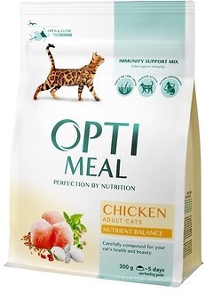 Фото Optimeal For Adult Cats Chicken 650 г