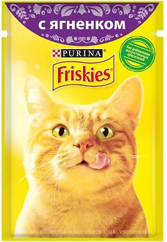 Фото Friskies Консервированный корм с ягненком в подливе 85 г