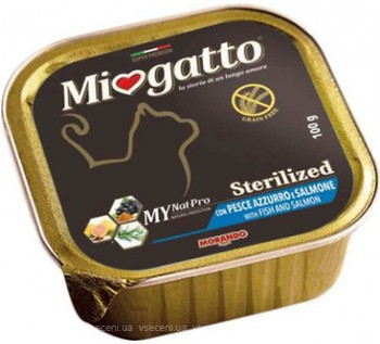 Фото Morando Migliorgatto Sterilized Fish and Salmon 100 г