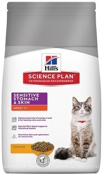 Фото Hill's Science Plan Feline Adult Sensitive Stomach & Skin 7 кг