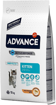 Фото Advance Kitten Chicken and Rice 3 кг