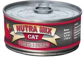 Фото Nutra Mix Консервированный корм тунец с рисом 156 г