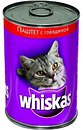 Фото Whiskas Консервированный корм с говядиной (паштет) 400 г