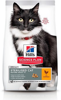 Фото Hill's Feline Mature Adult 7+ Sterilised Chicken 10 кг