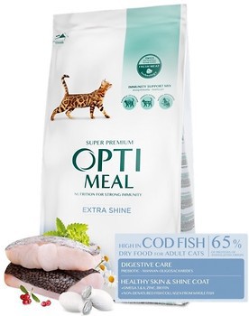 Фото Optimeal For Adult Cats With Cod Fish 10 кг