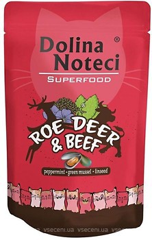 Фото Dolina Noteci Premium Cat Superfood Roe Deep and Beef 85 г