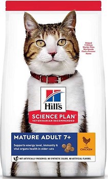 Фото Hill's Feline Mature Adult 7+ Chicken 7 кг