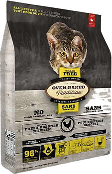 Фото Oven-Baked Tradition Cat Food Prepared With Fresh Chicken, Fruits & Vegetables 350 г