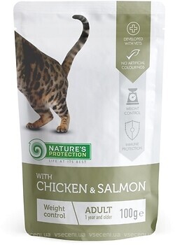 Фото Nature's Protection Weight control Chicken & Salmon 100 г
