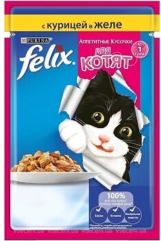 Фото Felix Junior Fantastic с курицей 26x85 г