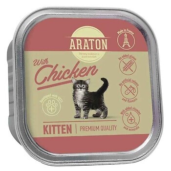 Фото Araton Kitten with Chicken 85 г