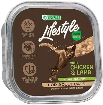 Фото Nature's Protection Lifestyle Adult Sterilized Chicken & Lamb 85 г