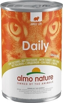 Фото Almo Nature Daily Cat Adult Turkey 400 г