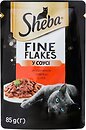 Фото Sheba Fine Flakes In Gravy With Beef 85 г