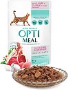 Фото Optimeal Cat Adult Grain Free Sensitive Digestion Lamb & Turkey 85 г