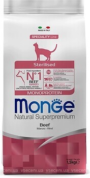 Фото Monge Sterilised Beef 1.5 кг