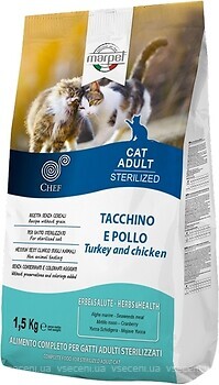 Фото Marpet Chef Grain Free Sterilized Turkey and Chicken 6 кг