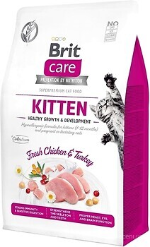 Фото Brit Care Cat GF Kitten Healthy Growth and Development 7 кг