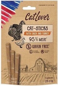 Фото CatLover Cat-Sticks Duck and Turkey 25 г