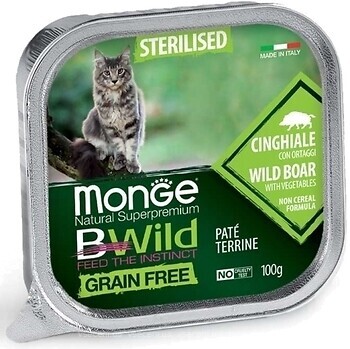 Фото Monge Bwild Grain Free Sterilised Boar with Vegetables 100 г