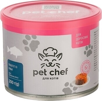 Фото Pet Chef Паштет с рыбой 360 г