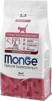 Фото Monge Monoprotein Kitten Beef 400 г