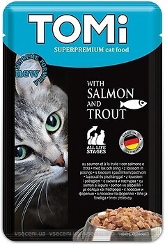 Фото TOMi Superpremium Salmon&Trout 100 г