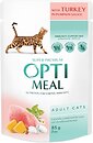 Фото Optimeal For Adult Cats With Turkey & Pumpkin sauce 85 г