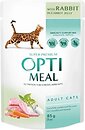 Фото Optimeal For Adult Cats With Rabbit in carrot jelly 85 г