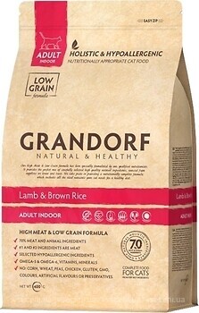Фото Grandorf Adult Indoor Lamb & Brown Rice 400 г