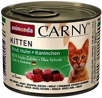 Фото Animonda Carny Kitten Beef, Chicken and Rabbit 200 г
