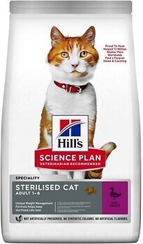 Фото Hill's Science Plan Feline Young Adult Sterilised Duck 1.5 кг