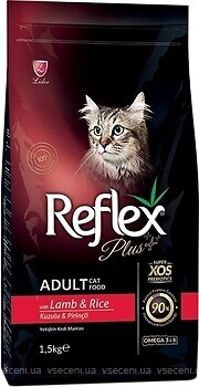 Фото Reflex Plus Adult Cat Lamb & Rice 1.5 кг