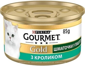 Фото Gourmet Gold Паштет с кроликом 24x85 г