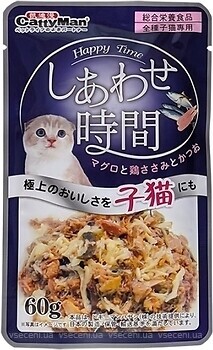 Фото CattyMan Fish Feast for Kittens Tuna 60 г