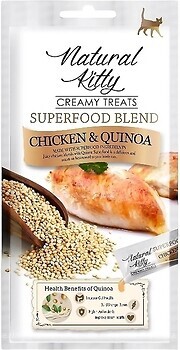 Фото Natural Kitty Creamy Treats Chicken & Quinoa 4x12 г