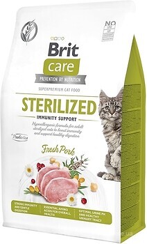 Фото Brit Care Cat GF Sterilized Immunity Support 400 г (172544)
