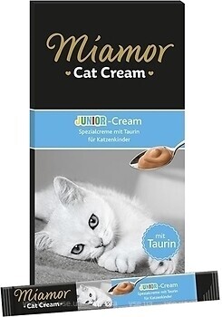 Фото Miamor Cat Cream Junior-Cream Taurin 6x15 г