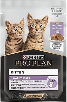 Фото Purina Pro Plan Kitten Healthy Start Turkey 75 г